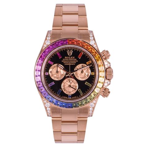 rolex daytona rainbow how many made|Rolex daytona 116595 for sale.